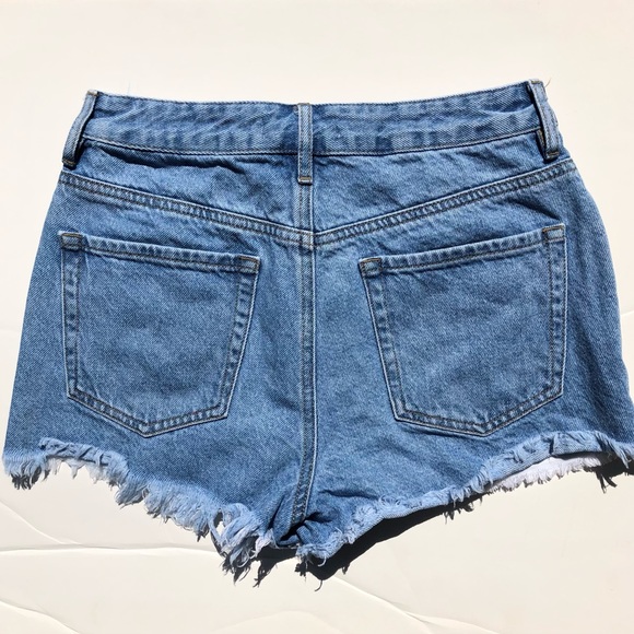 PacSun Colorblock High Waisted Festival Shorts - Picture 4 of 4